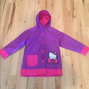 Hello Kitty Girls Raincoat Size 6